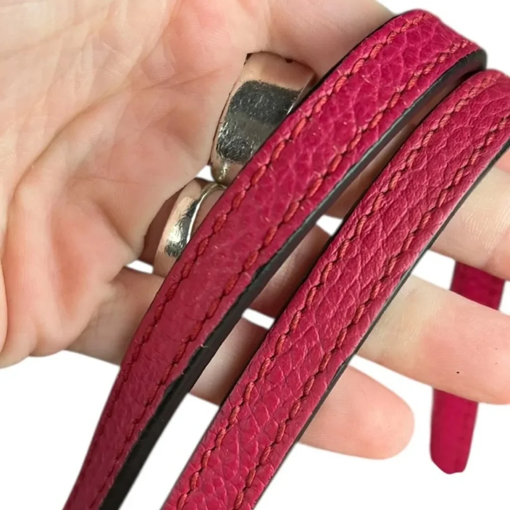 GUCCI PINK SWING TOTE 354408 pebbled leather Shopper Travel Work Everyday Bag EC - Picture 5 of 16